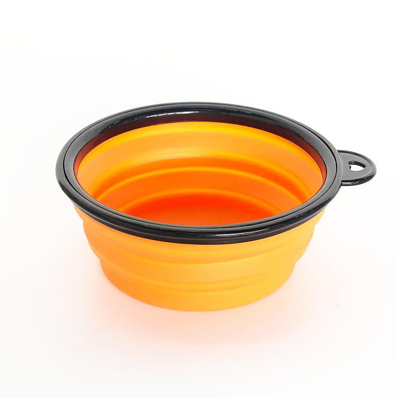350\650\1000ml Ciotola Grande Pieghevole per Cani Accessori da Viaggio Ciotola per Cibo per Cuccioli Accessori da Viaggio Contenitore per Gatti Bottiglia d'Acqua