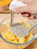 1pc Manual Potato Masher For Baby Food, Stainless Steel Potato Press Kitchen Tool, Masher Garlic Press