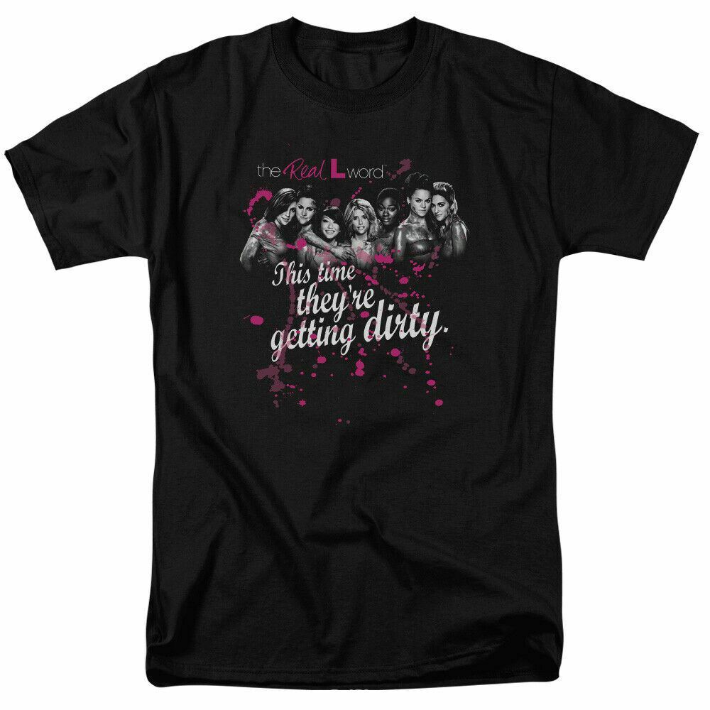 The Real L Word Dirty T Shirt Mens Licensed Classic TV Show Pride Tee Black XXXL