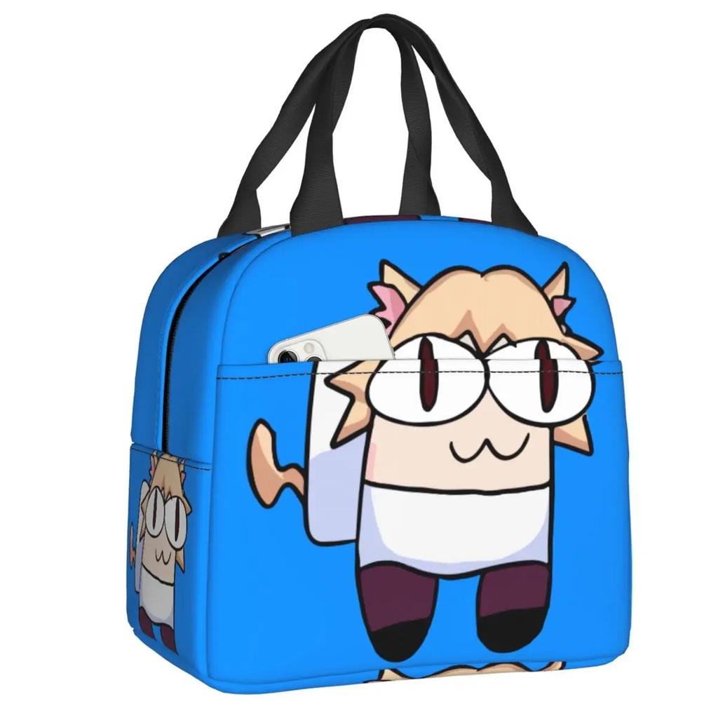 Custom Funny Neco Arc Lunch Bag Men Women Cooler Warm Insulated Lunch Box for Student School Thermal Bags lunchbag