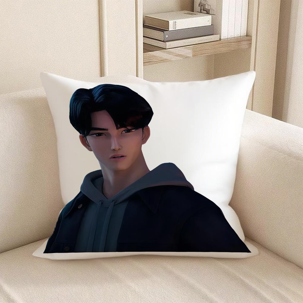 KPop Demon Hunters  There is “anime style" on the pillow: HUNTRX and other pattern pillowcases, fashionable home decoration