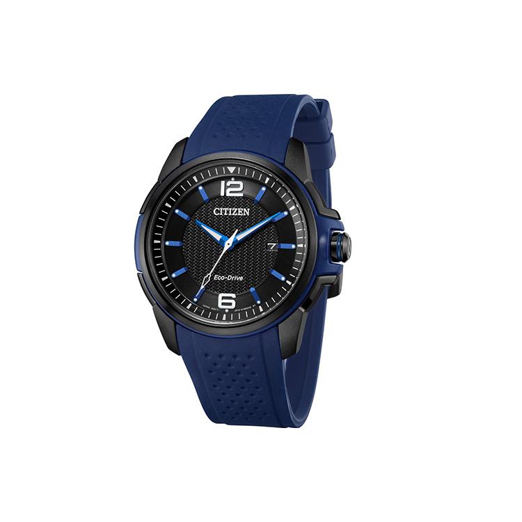 Citizen Collezione Ecology Drive Orologio al Quarzo Alimentato dalla Luce Cinturino in Gomma Orologi da Uomo AW1655-01E