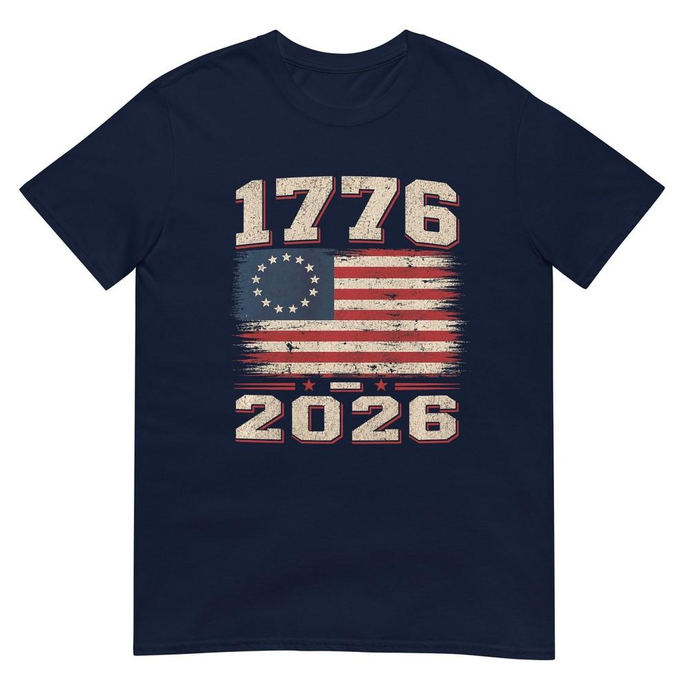 Since 1776 250 Years 2026 Patriotic Vintage Flag Premium TriBlend TShirt S