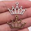 Crowns Royalty Princess Tiara Charm Antique Bronze Zinc Alloy Jewelry Making Supplies for Girls Metal Charms New Arrival