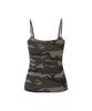 PLEASENOFOLLOW Miu Camo Sleeveless Top (Khaki)