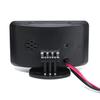2in1 12V-24V LCD Digital Gauge Voltage Pressure/Water Temp Meter W/ Alarm M10 -40 - 50℃