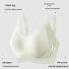 B-E Cup Plus Size Seamless Antibacterial Bra with Side Support for Women