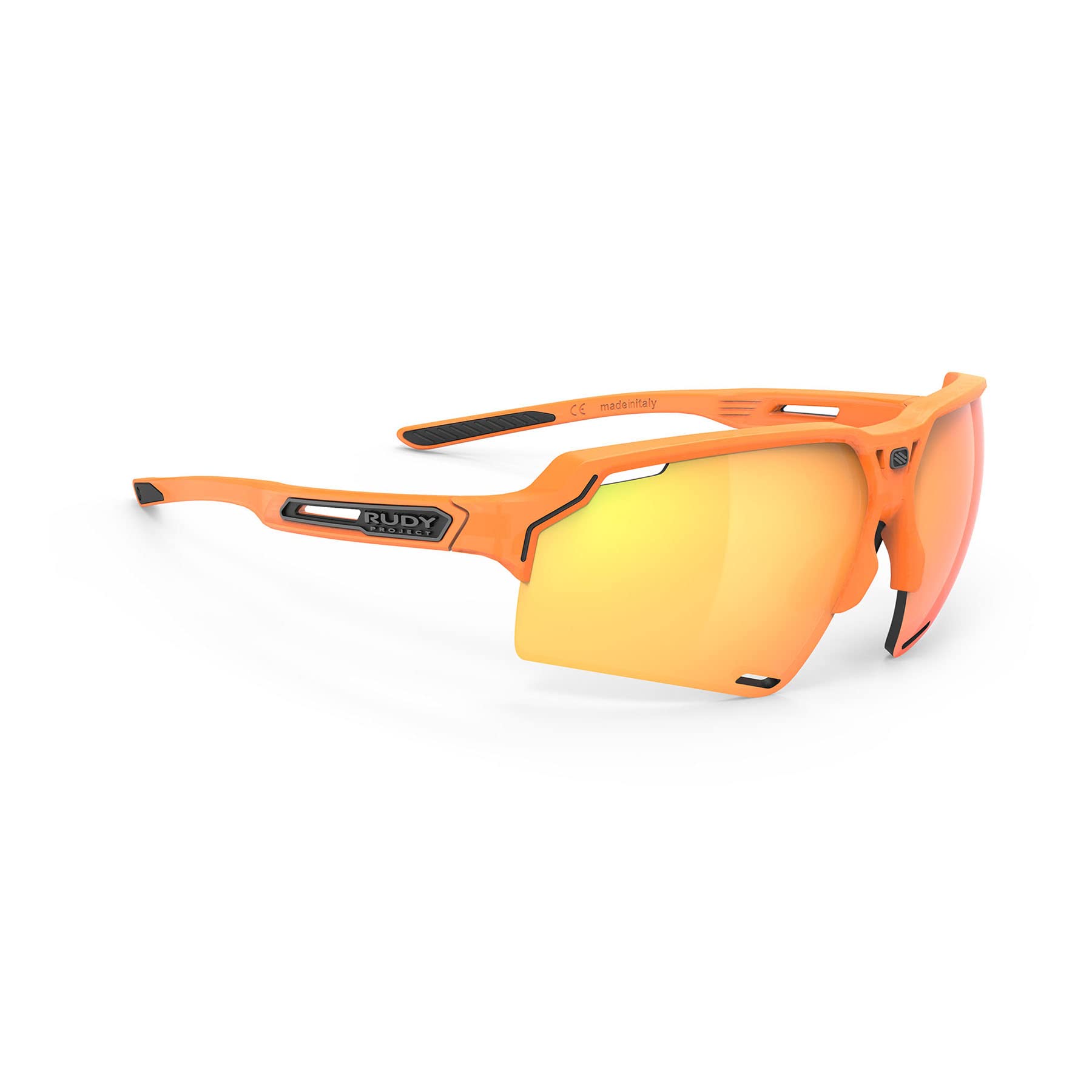 RUDYPROJECT DELTABEAT Sports Sunglasses in Mandarin Orange Matte/Multi-Laser (SP744046-0000)