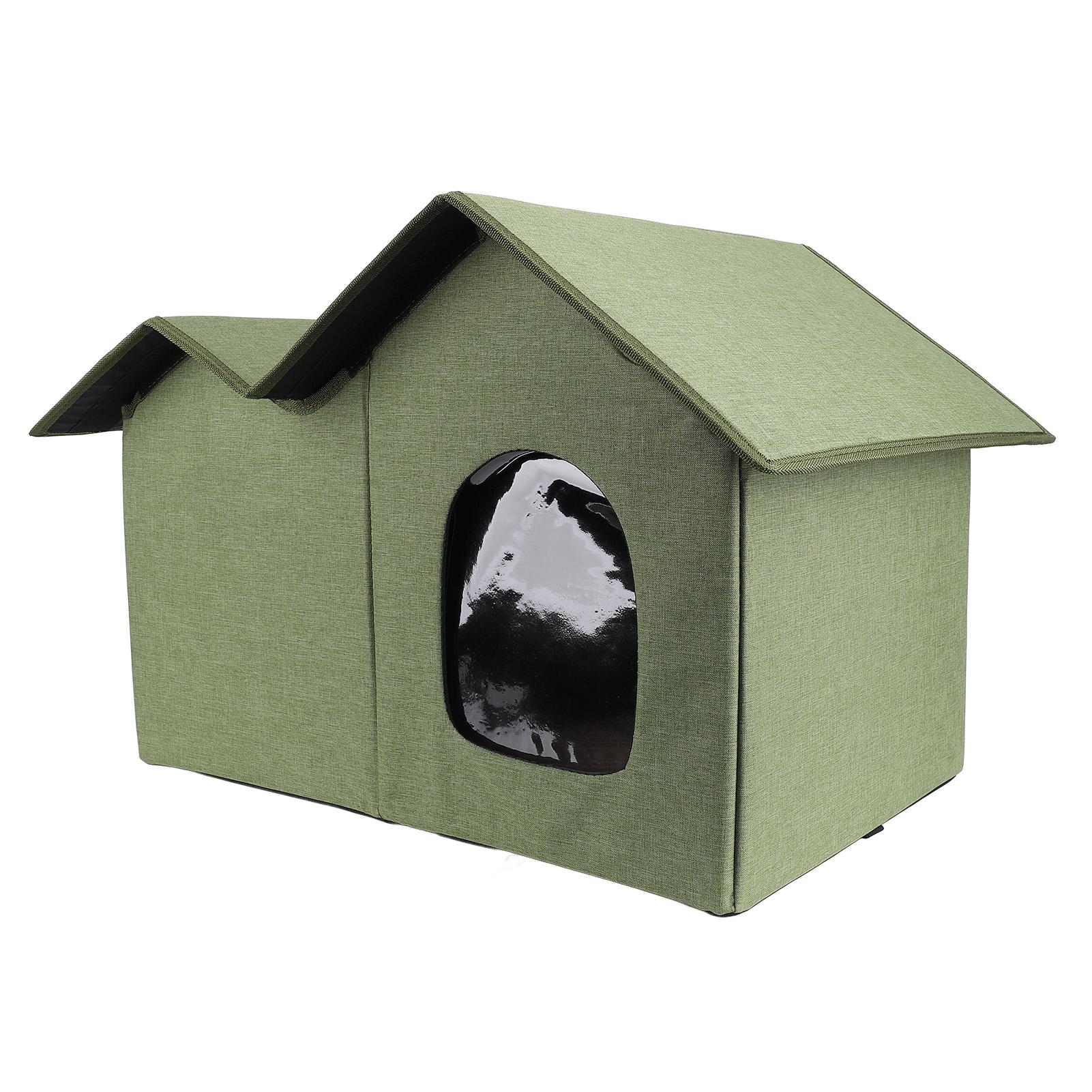 

Cat House Large Space Water Resistant Closed Design Comfortable Portable Foldable Cat for Indoor Pets