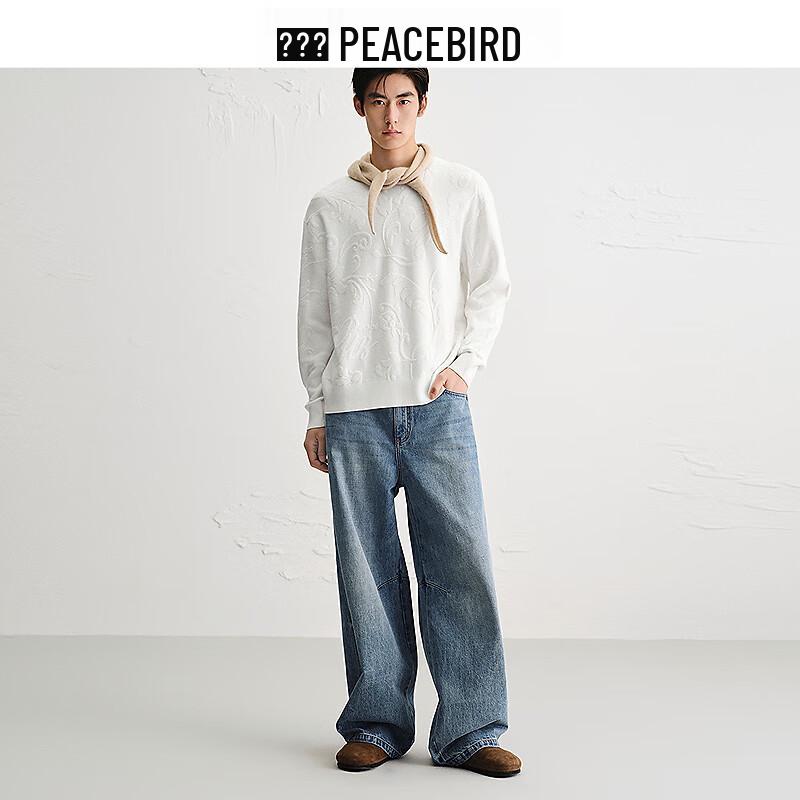 Peacebird Men's BAEBF4102 Skin-Friendly Knit Sweater