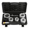 Exhaust Pipe Expander Tool Kit, 41.27mm - 107.95mm Exhaust Pipe Stretcher, Muffler Pipes Spreader with 7 Heavy-Duty Collects & Storage Case,