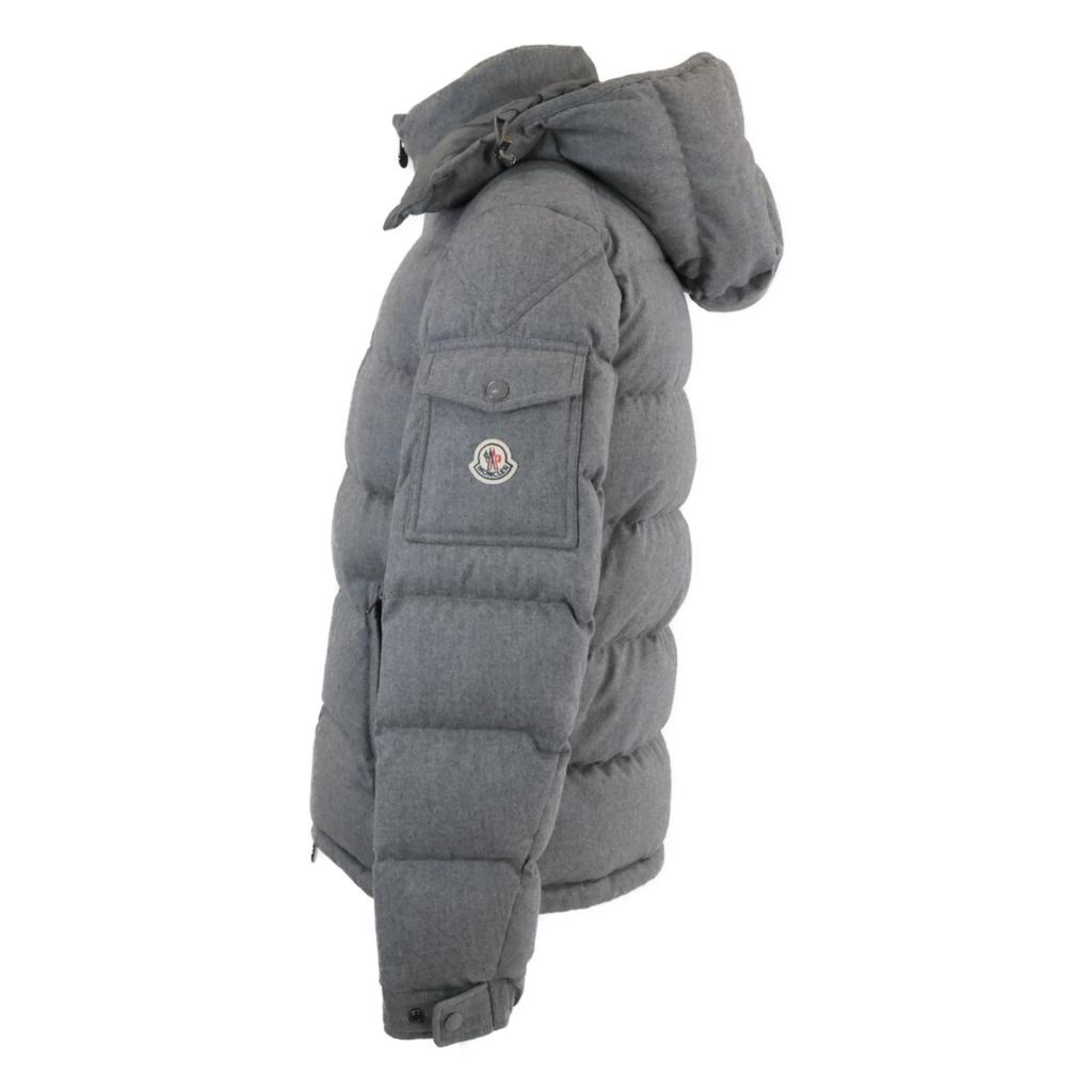 Moncler MONTGENEVRE Montgenevre Wool Down Jacket 1 grayUsed