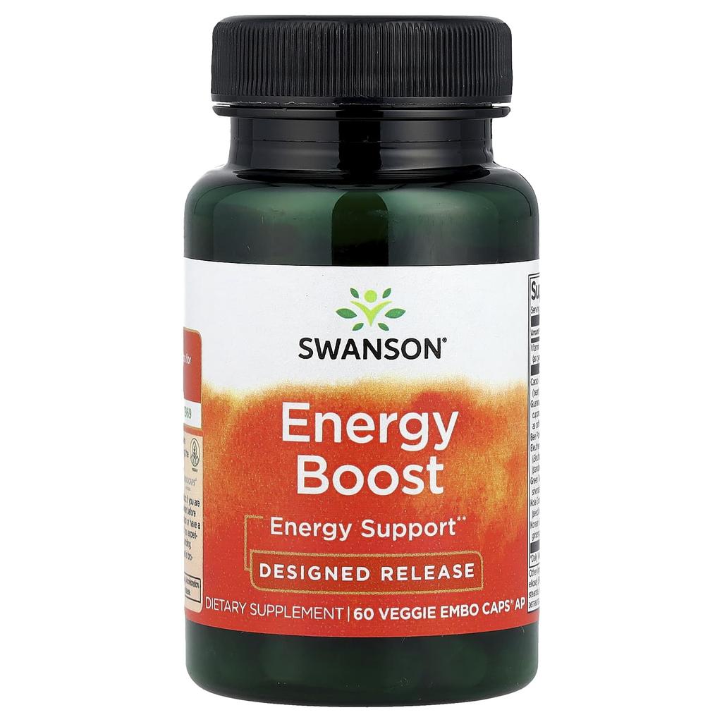 Energy Boost, Veggie Embo Caps® 60 Tablets