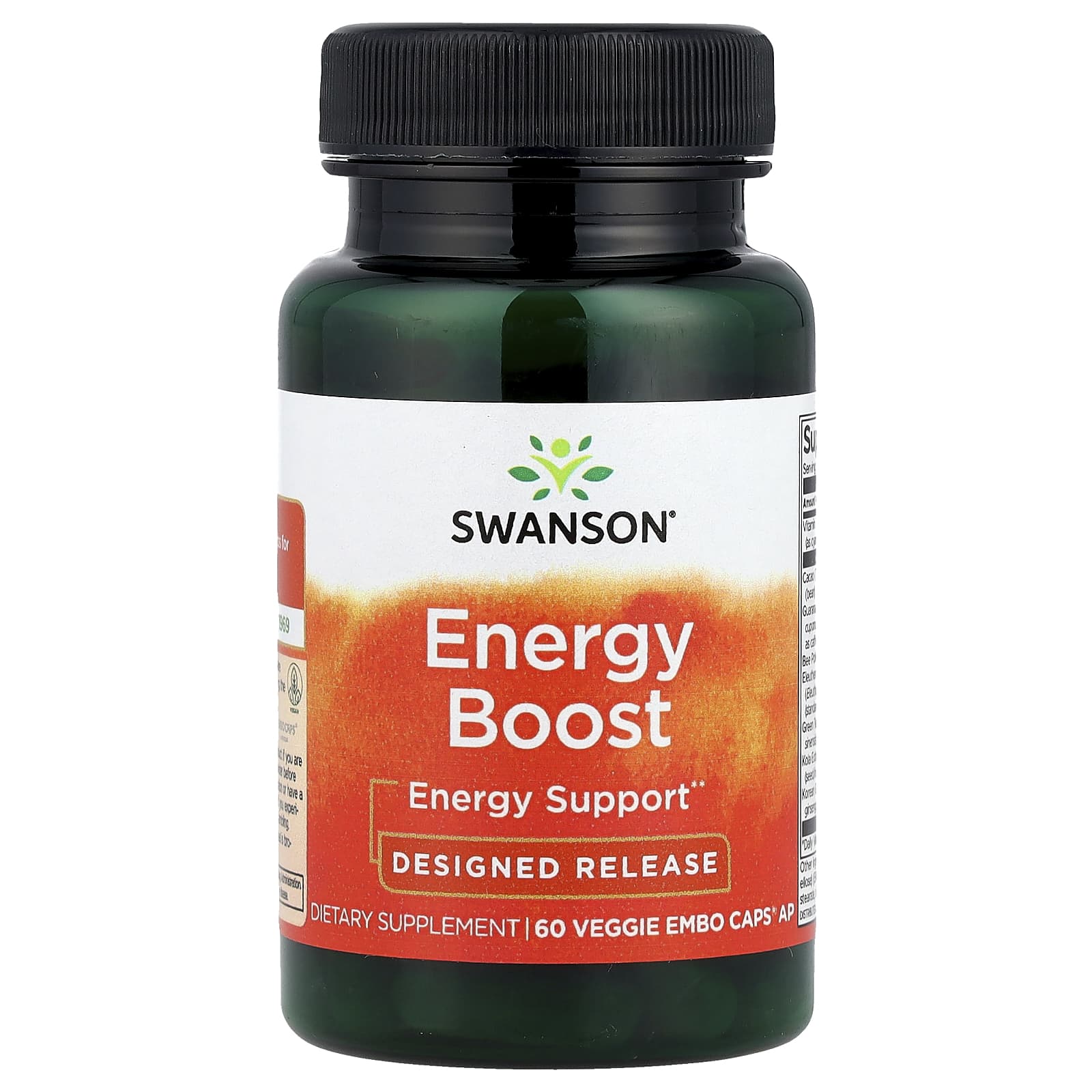 

Energy Boost, Veggie Embo Caps® 60 Tablets