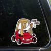 DS69#13X14cm Funny Honk Goose Vinyl Car Sticker for Versatile Decor Durable Water-Resistant  Decal