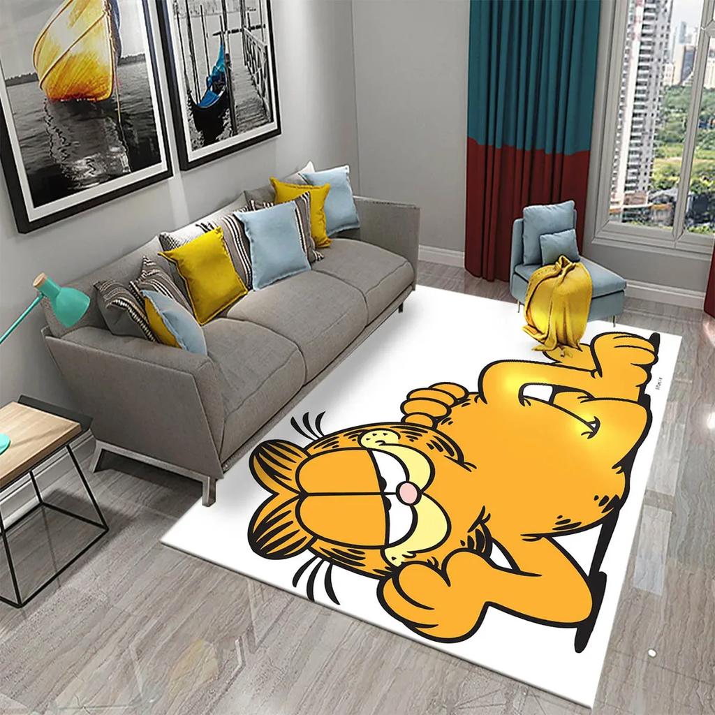 Cartoon Animal Cute Cat Pattern Carpet King Size Home Decor Bedroom Living Room Bathroom Household Floor Mat Non-slip Carpets