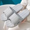 Home buy one get one free bathroom slippers indoor summer women's summer home non-slip bath couple soft bottom home men