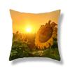 Sunflower Series Landscape Printing Pattern Cushion Cover Home Living Room Sofa Decorative Pillow Pillow Cover