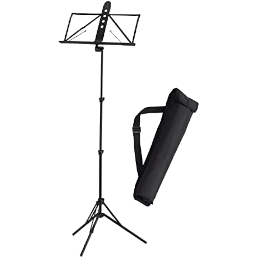 YAMAHA Yamaha MS-260AL Lightweight Music Stand, Aluminum, Foldable, Easy To Carry, Comes with Sof...