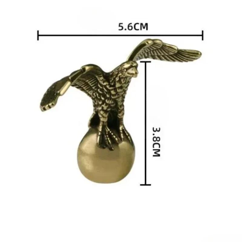 

Античная медная статуя орла, маленькие украшения, винтажные латунные фигурки животных, поделки, украшения для стола, аксессуары для домашнего декора, подарки A