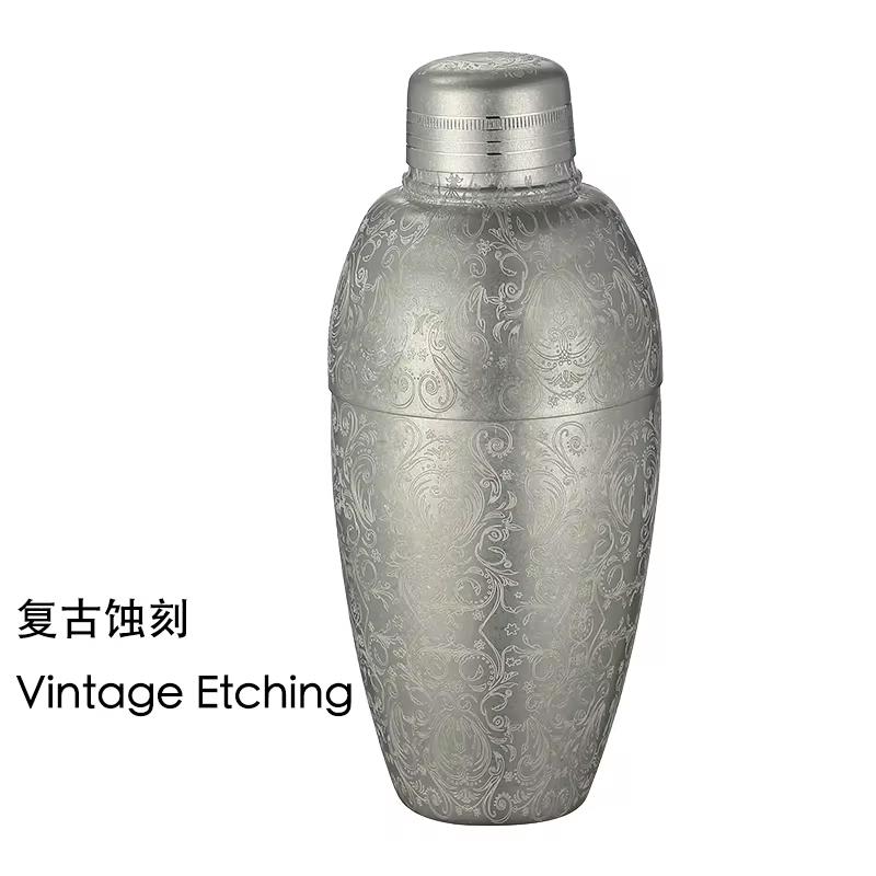 500ml 3 Pieces Cocktail Shaker Bar Shaker Cobbler Shaker Bar Tools