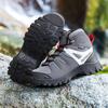 New Autumn High-top Outdoor Shoes, Non-slip and Wear-resistant Hiking Shoes, Platform-soled Leisure Travel Men's Shoes