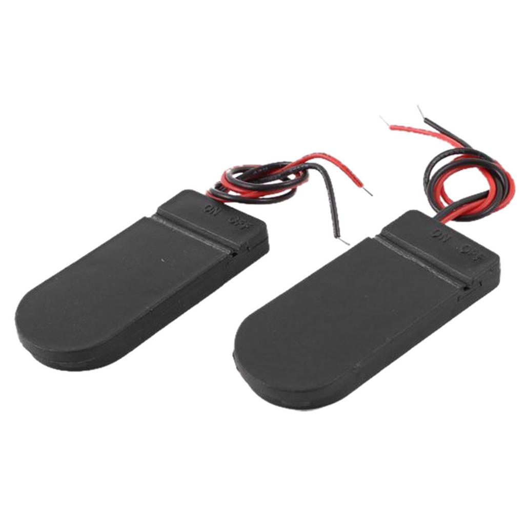 10 PCS ON/OFF Switch 2 X 3V CR2032 Cell Button Battery Holder for LED