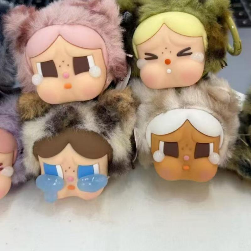 1 Piece Action Figure Keychain Crybaby Wild But Cutie Series Vinyl Plush Pendant Bag Decoration Figurines Dolls Model Gift