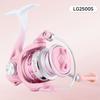 Macaron Color Spinning Fishing Reel  High Speed Gear Ratio Nylon Non-slip Grip Suitable for Freshwater Use Long-distance Casting Lure Micro-objects
