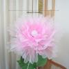 Man-made Large Yarn Flower Set with Lamp Living Room Floor Placement Garden Decoration Outdoor High Quality Artificial Flowers