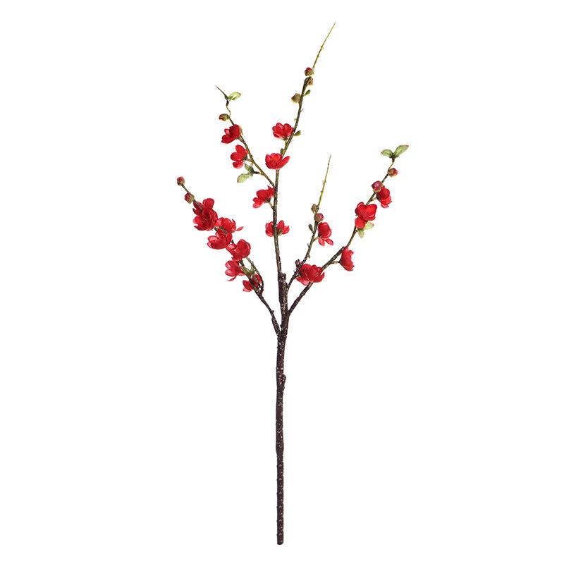 Artificial Cherry Blossom Flower Branches 70cm Silk Peach Spring for Wedding Decora Plum Blossom Wedding Arrangement Accessories