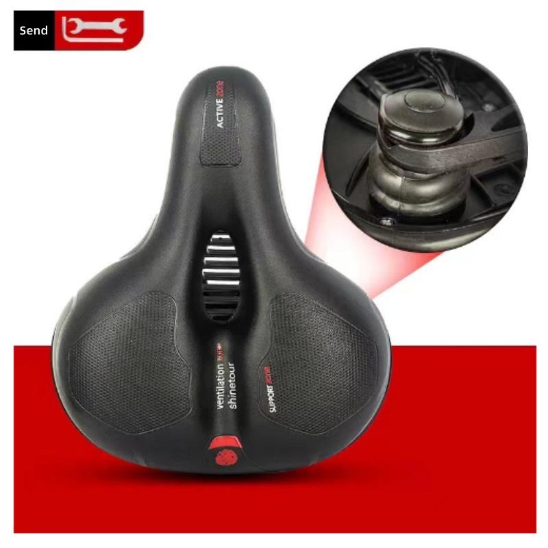 

Universal Bicycle Seat for Mountain Bikes Thick Soft Breathable Shock Absorbing Ball Style Comfortable Dynamic Cycling Saddle