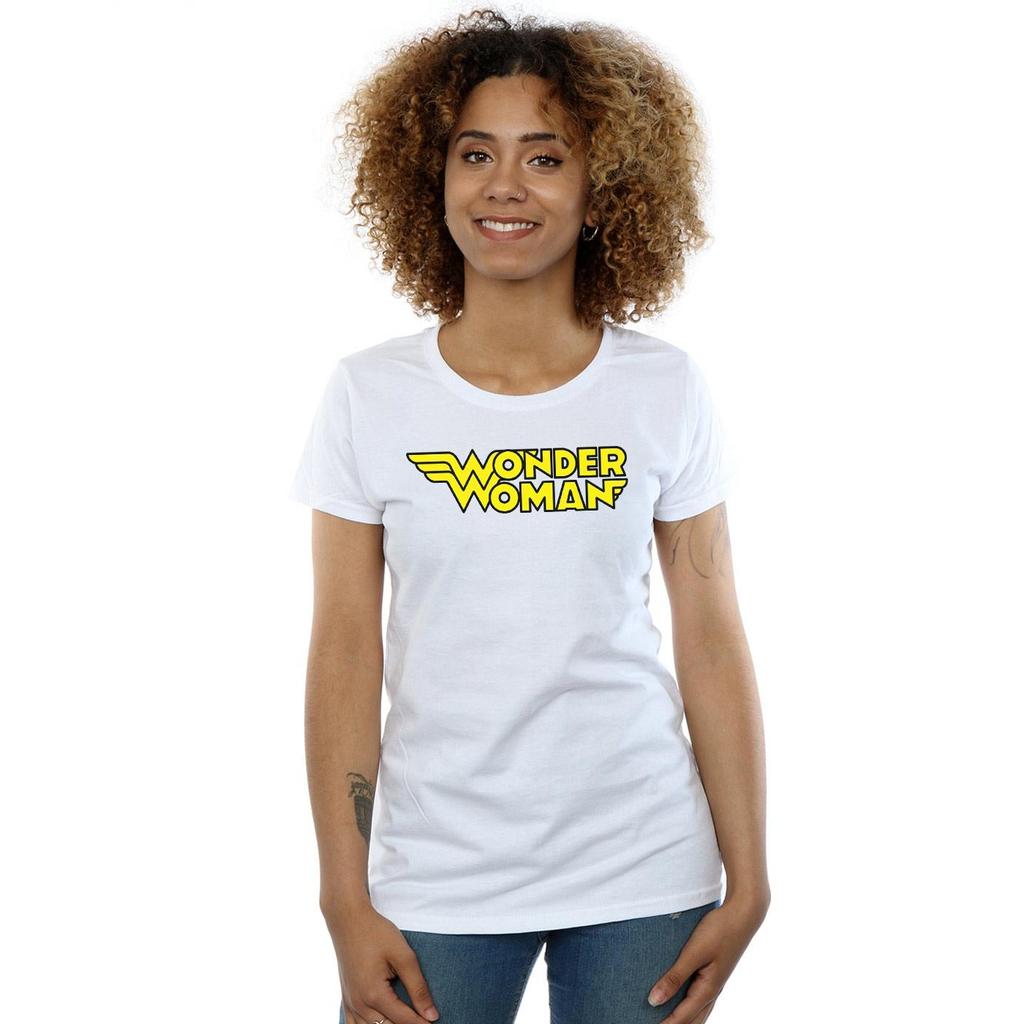 DC Comics Womens/Ladies Wonder Woman Winged Logo Cotton T-Shirt