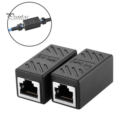 2 Stücke RJ45 Buchse Koppler Cat5/Cat6 LAN Ethernet Kabel Extender Adapter Stecker