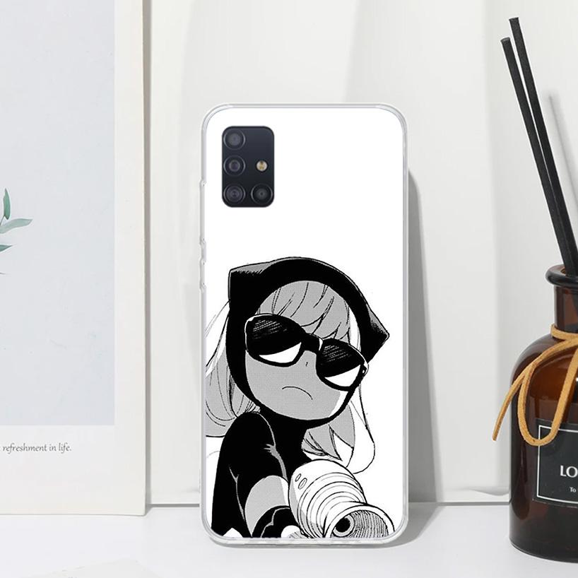 Spy Family Anya Cute Phone Case For Samsung Galaxy A52 A42 A32 A22 A12 A02S A72 A51 A50S A41 A31 A21S A71 A40 A30S A20S A10S A70