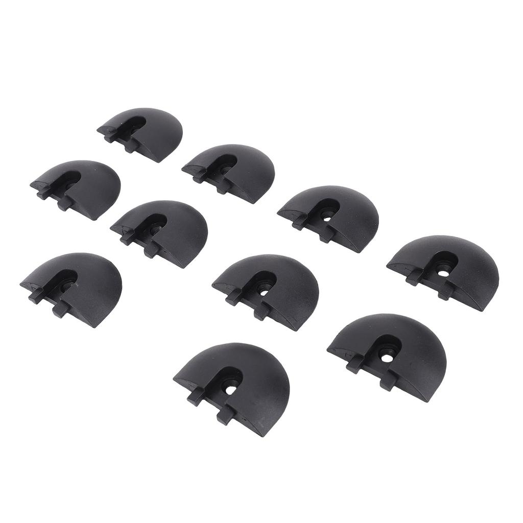 10PCS Angled L Track Rail End Caps Eliminates Incisive Edges for Truck Bed Trailer Cargo Control Pickup RV ATV