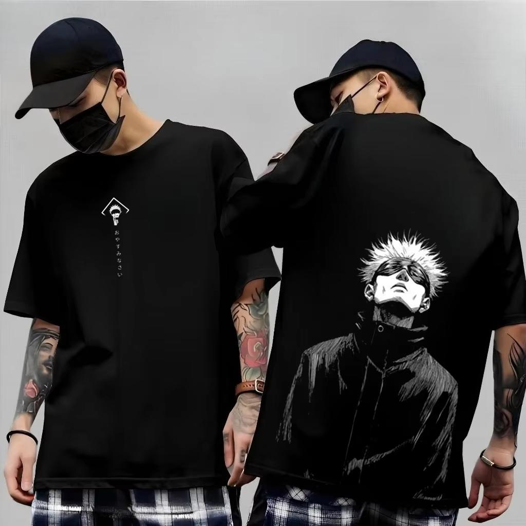 Gojo Satoru Jujutsu Kaisen Druck Kurzarm T-Shirt Baumwolle Kinderkleidung Lustig Rundhals Harajuku Y2K Neue Ankunft Tee Top 2026