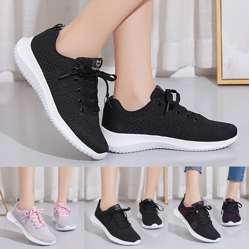 Dámské outdoorové síťované šněrovací sportovní boty Běžecké prodyšné boty