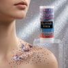 16G Glitter Stick for Face Hair Body, Independence Day Patriotic Glitter Stick, Red Blue White Makeup Stick for 4th of July, Veterans Day