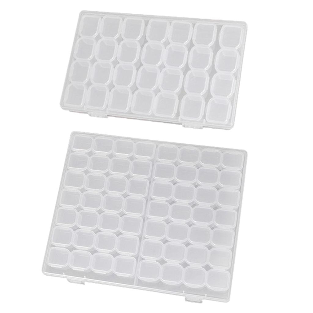 Plastic Jewelry Tray Earring Storage Case Easy To Carry Jewelry Organizers Storage Solution for Small Earrings and Rings