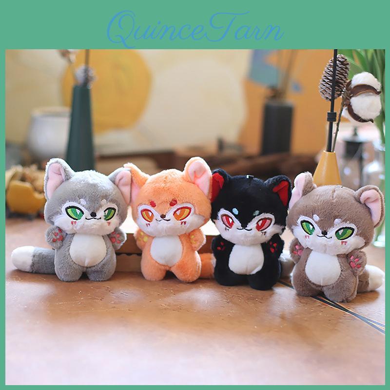 Key Plush Cute Color Chain Little Fox Keychain Woman Bag Pendant Creative Gift Ornaments