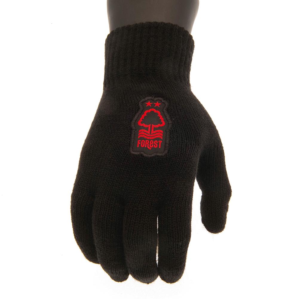 Nottingham Forest FC Childrens/Kids Knitted Gloves