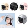 New Men Woman Electric Riding Lens Helmet Four Seasons Comfortable Ventilation Adjustable Motorcycle Safety Helmet