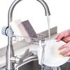 Küche Waschbecken Wasserhahn Regal Edelstahl Schwamm Halter Einstellbare Waschbecken Wasserhahn Geschirrtuch Handtuch Lagerung Rack