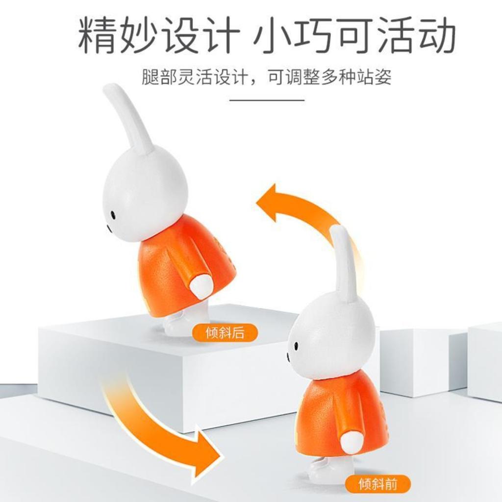 Kawaii Miffy Rabbit Doll Creative and Cute Little Rabbit Figurine Cartoon and Anime Accessory Toy Figurine Trendy Gift Girl