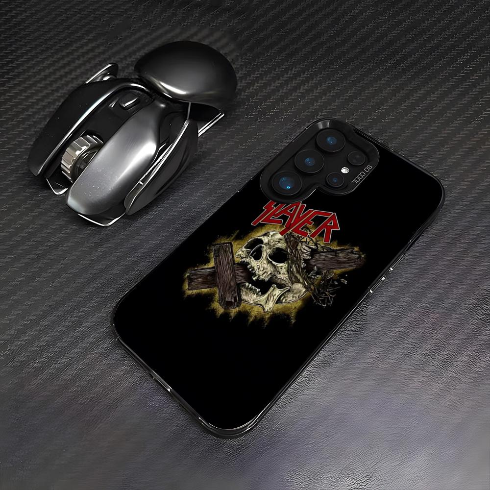 

Чехол для телефона Metal Rock Band S-Slayer Для Samsung S26 S25 Plus S20 S20 Plus S22 Ultra S23 FE S21 Plus S21 Ultra Цветная крышка Galaxy S26Ultra