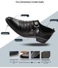 Men's White Leather Slip-On Shoes - Casual Wedding & Summer Formal Shoes, Youth Korean Style