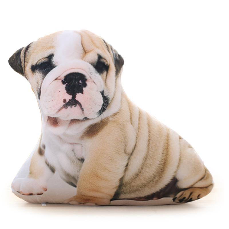 3d Simulated Dog Pillow Animal Doll Creative Doll Cute Sleeping Doll Husky Plush Toy