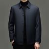 Men's Mid-Aged Winter Padded Collared Jacket