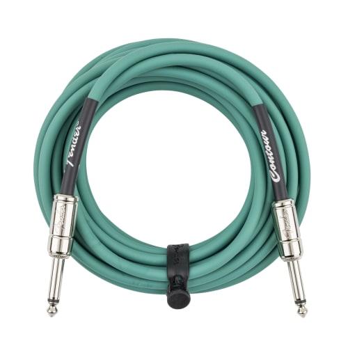 Fender Contour 18.6ft (approx. 6m) Cable, Sherwood Green, Guitar Cable